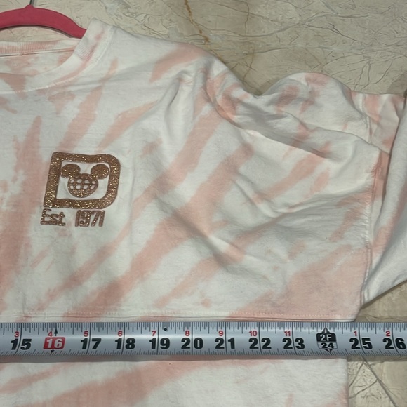Disney Walt Disney World tie dye spirit jersey with rose gold lettering - Picture 7 of 8